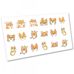 Наклейка для ногтей водная S 1223