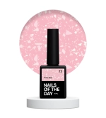 NAILSOFTHEDAY Potal base 13 – ніжно-рожева база з білою стильною поталлю, 10 мл