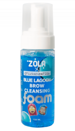 ZOLA VIKTORINA VIKA ПЕНА ДЛЯ БРОВ ОЧИЩАЮЩАЯ ГОЛУБНАЯ BLUE LAGOON BROW CLEANSING 150 МЛ