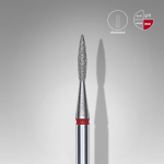 Фреза алмазное пламя острое красное EXPERT диаметр 1,6 мм / рабочая часть 8 мм