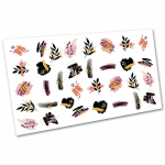 Наклейка для ногтей водная S 1718