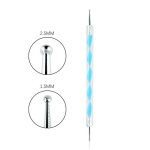 Дотц, блакитний принт размер: 1.5мм, 2 мм