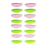 ZOLA ВАЛИКИ ДЛЯ ЛАМИНИРОВАНИЯ ROUND CURL PINK & GREEN (S, S1, M, M1, L, L1, XL, XL1)