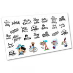 Наклейка для ногтей водная S 2201