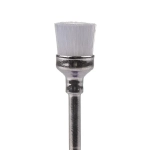 Насадка щітка для очистки фрез, біла, спер жорстка