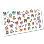 Наклейка для ногтей водная S 3277