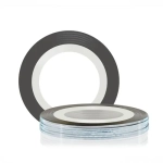 Стрічка для дизайну тоненька, 1 мм срібло