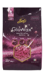 Горячий пленочный воск в гранулах Italwax Glowax Cherry Pink - Розовая Вишня 100 г. (для лица)