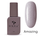 База кольорова DNKA Cover base №013 Amazing сіра з срібним шиммером, 12 мл