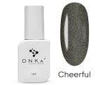 База кольорова DNKA Cover base №013А Сheerful чорна світловідбиваюча, 12 мл