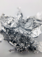 Фольга жатая в баночке (поталь)  серебро