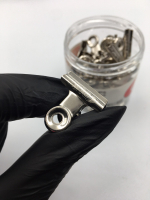 Прищепка для зажима ногтей, металлическая маленькая, 1 шт.