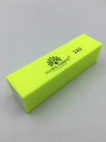 Баф для нігтів кірпічик 240 гріт  колір: жовтий