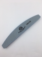 Баф для ногтей полу месяц в виде пилочки 100/100 грит, цвет, голубой