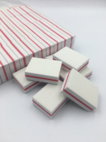 Баф для ногтей маленький 100/180 грит, цвет, белый