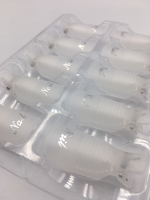 Набір прищіпок для зняття гель лаку, багаторазові, 10 штук , для рук , білі