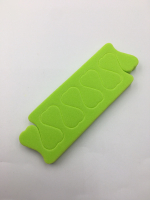 Разделители для пальцев ног, салатовые 1 пара