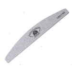 Пилка для нігтів Global Fashion, сіра напівмісяць,  180 / 180 гріт