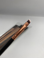 Тонкая, скошена кисть для брів Global fashion