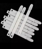 Типсы для образцов на кольце, овальной формы, 50 штук, молочные