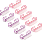 Щітка для видалення пилу, для нігтів маленька рожева