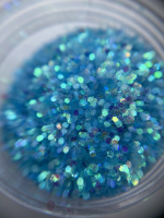 Пластівці для дизайну, маленькі колір: блактний бриз з переливами