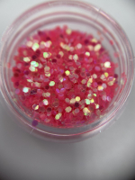 Пластівці для дизайну, маленькі колір: світло рожевий хамелеон