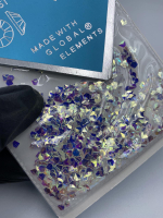 3 Д луска дракона, перламутр хамелеон ромби