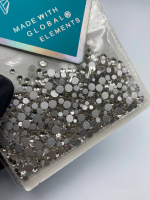 Камінці, аналог SWAROVSKI,срібні