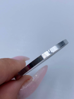 Стрічка для дизайну тоненька, 3 мм, срібло