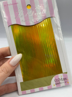 Гнучкі стрічки для дизайну 1 шт., золото хамелеон