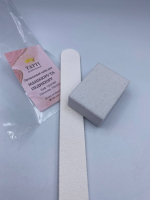 Одноразовий набір пилочка та баф, TATTI professional 100 шт упаковка