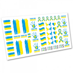 Наклейка для ногтей водная  W 5138